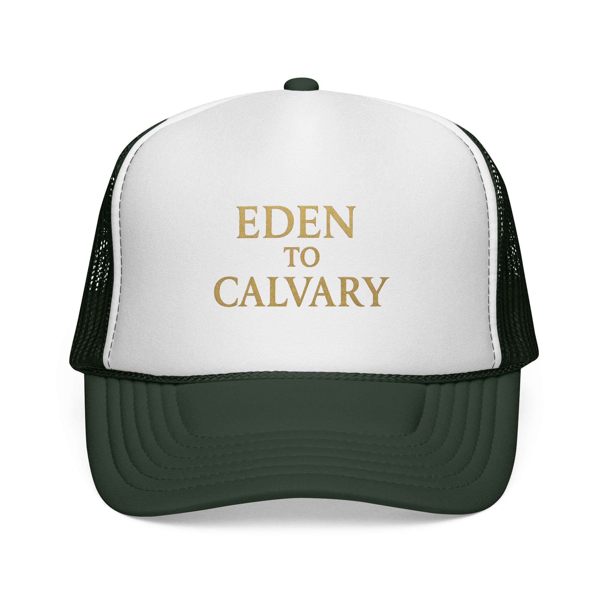 Eden to Calvary Trucker Cap